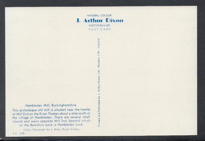 Buckinghamshire Postcard - Hambledon Mill on The River Thames - Mo’s Postcards 