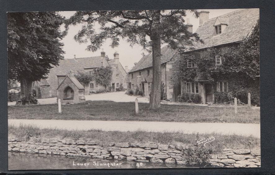 Gloucestershire Postcard - Lower Slaughter Village - Mo’s Postcards 