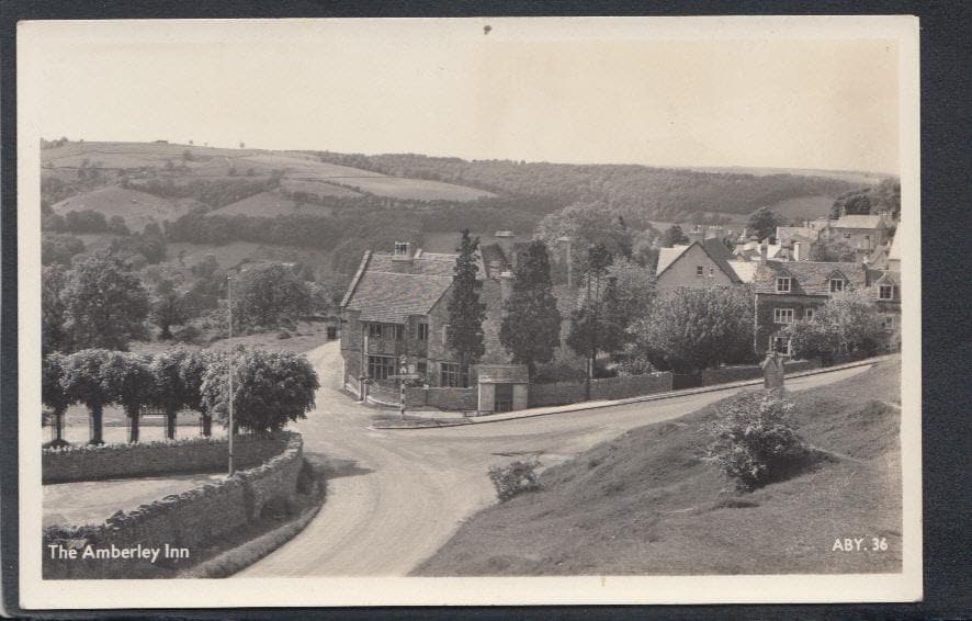 Gloucestershire Postcard - The Amberley Inn, Culver Hill, Amberley, Stroud - Mo’s Postcards 
