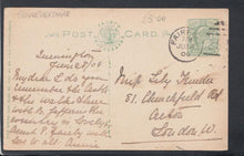 Load image into Gallery viewer, Gloucestershire Postcard - North Front, Hatherop Castle, 1906 - Mo’s Postcards 
