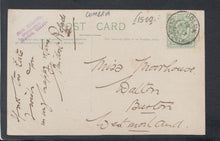 Load image into Gallery viewer, Cumbria Postcard - Children in Holme Village, 1907 - Mo’s Postcards 
