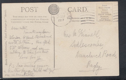 Hertfordshire Postcard - The Fighting Cocks Inn, St Albans, 1917 - Mo’s Postcards 