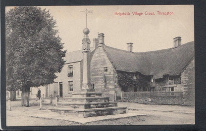 Northamptonshire Postcard - Brigstock Village Cross, Thrapston - Mo’s Postcards 