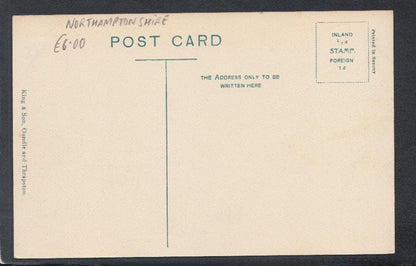 Northamptonshire Postcard - Brigstock Village Cross, Thrapston - Mo’s Postcards 