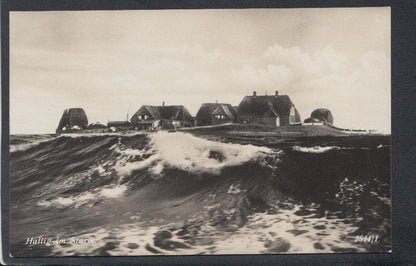 Germany Postcard - Hallig im Sturm - Mo’s Postcards 