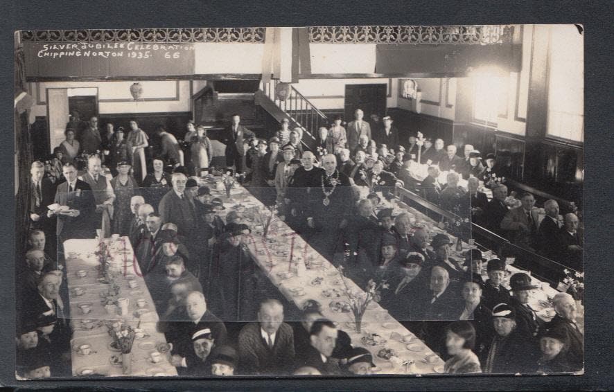 Oxfordshire Postcard - Silver Jubilee Celebrations, Chipping Norton, 1935 - Mo’s Postcards 