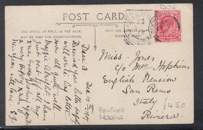 Dorset Postcard - Fontmell Magna Village, 1907 - Mo’s Postcards 