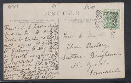 Dorset Postcard - "The Almhouses", Trent, 1905 - Mo’s Postcards 