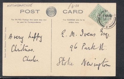 Nottinghamshire Postcard - Thoresby House, Near Mansfield, 1907 - Mo’s Postcards 