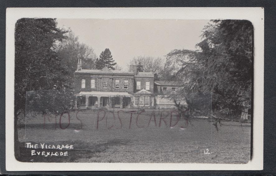 Gloucestershire Postcard - The Vicarage, Evenlode - Mo’s Postcards 