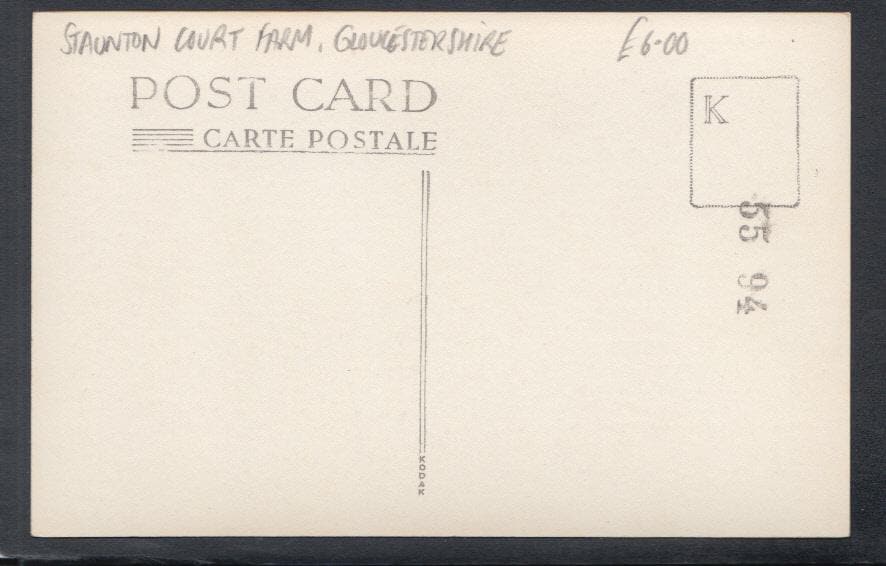 Gloucestershire Postcard - Staunton Court Farm - Mo’s Postcards 