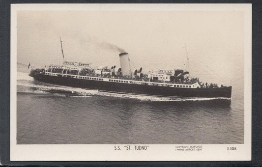 Shipping Postcard - S.S."St Tudno" Steam Boat - Mo’s Postcards 