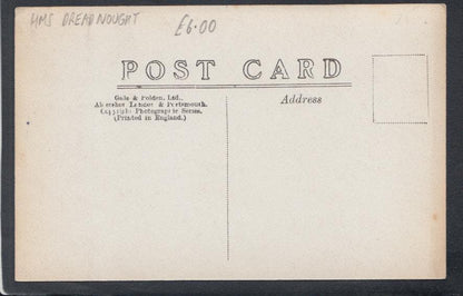 Military Postcard - Navy - H.M.S. Dreadnought - Mo’s Postcards 