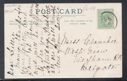 Advertisment Postcard - Harding & Son, Refreshment Contractors, Harlesden, London 1906 - Mo’s Postcards 