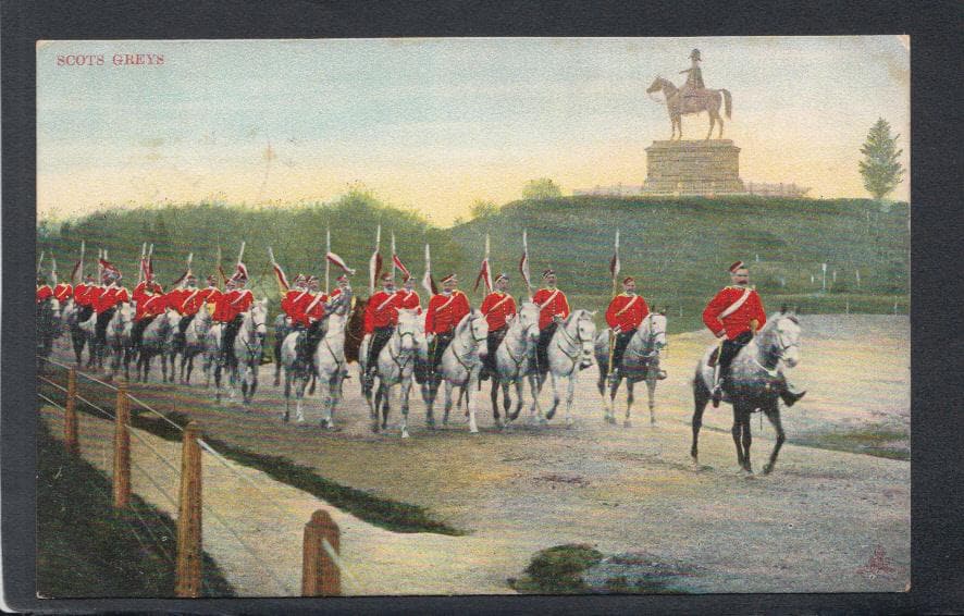 Military Postcard - Scots Greys, 1905 - Mo’s Postcards 
