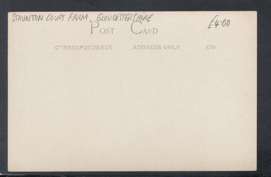 Gloucestershire Postcard - Staunton Court Farm - Mo’s Postcards 