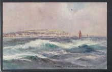 Load image into Gallery viewer, Sussex Postcard - A Rough Sea Off Kemp Town, Brighton, 1905 - Mo’s Postcards 
