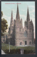 Load image into Gallery viewer, Staffordshire Postcard - Lichfield Cathedral - Mo’s Postcards 
