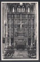 Load image into Gallery viewer, Hertfordshire Postcard - High Altar and Screen, St Albans Abbey - Mo’s Postcards 
