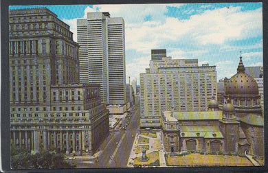 Canada Postcard - Dorchester Street Looking East, Montreal, Quebec - Mo’s Postcards 