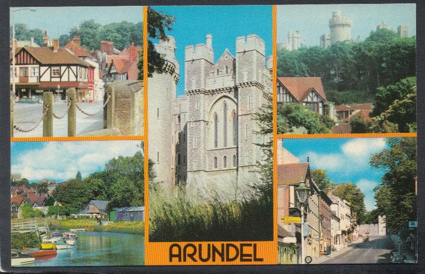 Sussex Postcard - Views of Arundel - Mo’s Postcards 
