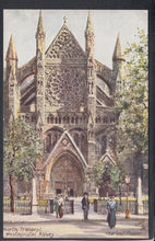 Load image into Gallery viewer, London Postcard - North Transept, Westminster Abbey - Charles.E.Flower - Mo’s Postcards 
