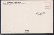 Load image into Gallery viewer, America Postcard - Aerial View of Downtown Toledo, Ohio - Mo’s Postcards 
