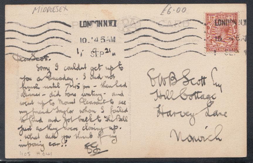 Middlesex Postcard - Sharpe's Lane, Ruislip - Mo’s Postcards 