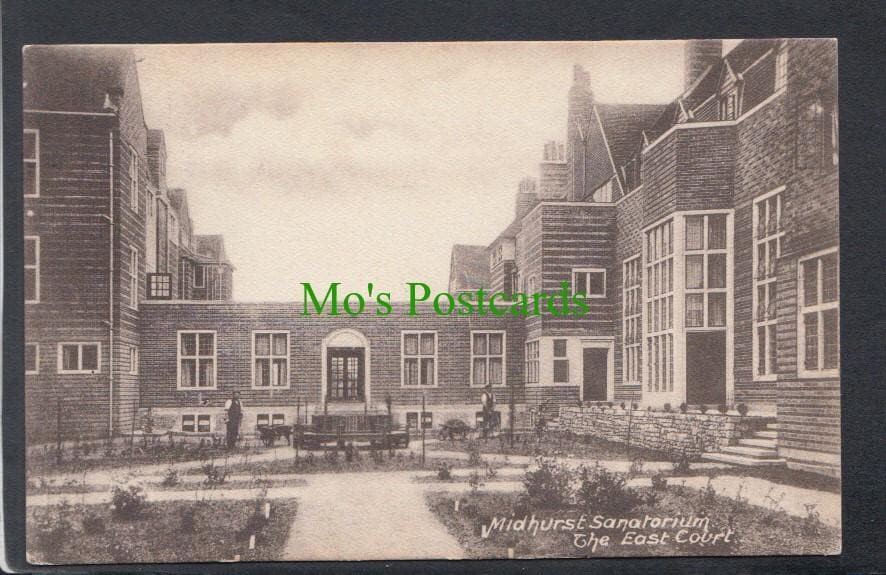 Sussex Postcard - Midhurst Sanatorium - The East Court, 1911 - Mo’s Postcards 