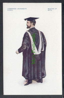 Education Postcard - Cambridge University Robes - Master of Arts - Mo’s Postcards 