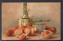 Load image into Gallery viewer, Food &amp; Drink Postcard - Wine and Fruit, 1909 - Mo’s Postcards 
