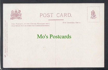 London Postcard - The Library, Inner Temple - Artist Charles.E.Flower - Mo’s Postcards 