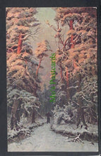 Load image into Gallery viewer, Nature Postcard - Trees - Winter Countryside Snow Scene - J.J.Klever - Mo’s Postcards 
