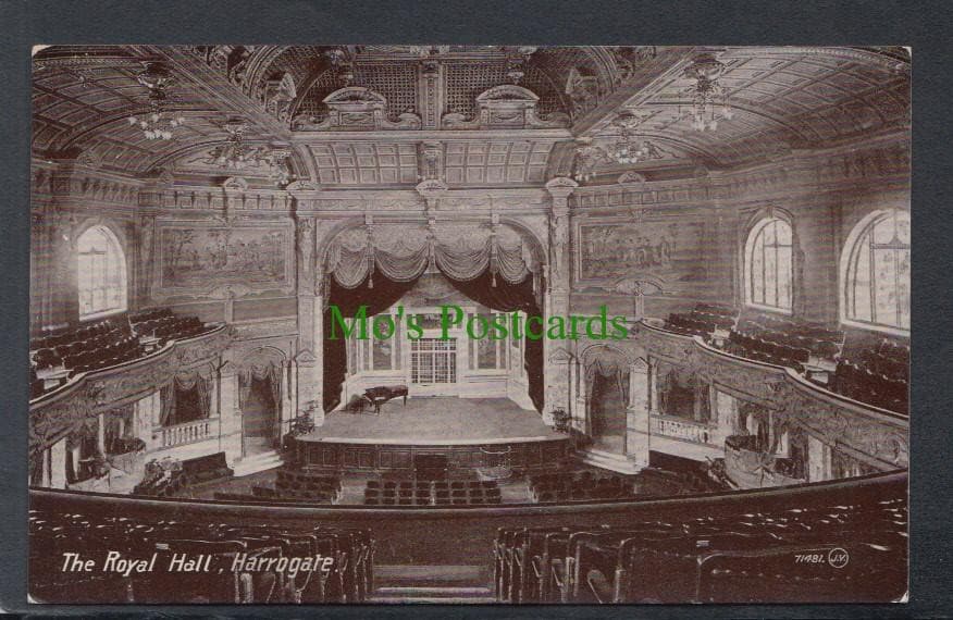 Yorkshire Postcard - The Royal Hall, Harrogate - Mo’s Postcards 