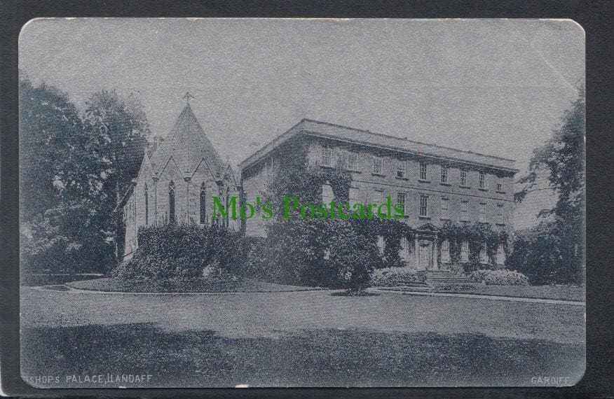 Wales Postcard - Bishops Palace, Llandaff, Cardiff - Alumino Postcard - Mo’s Postcards 