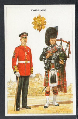Military Postcard - The British Army Series - No 23. Scots Guards - Mo’s Postcards 