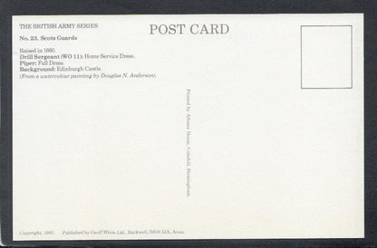 Military Postcard - The British Army Series - No 23. Scots Guards - Mo’s Postcards 