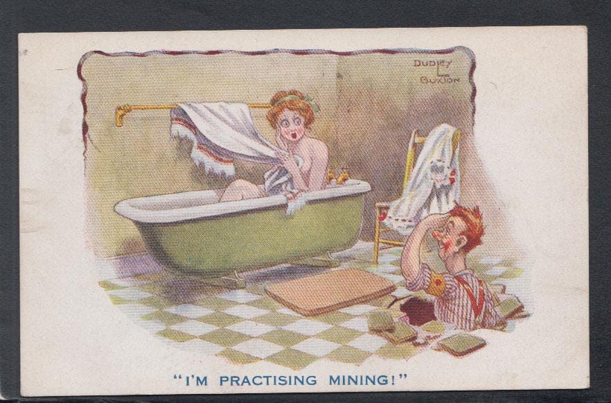 Comic - Bath / Lady / Mining