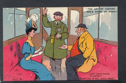 Comic Style - Train / Money / Purse