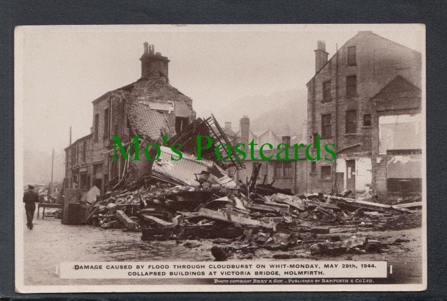 Victoria Bridge, Holmfirth Floods, Yorkshire