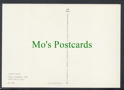 Art Postcard - Antoni Tapies, Caixa d'embalar