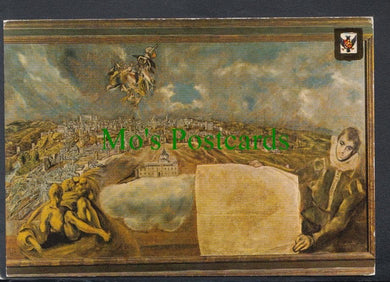 Toledo Seen By The Grec and Map of The Town, Spain