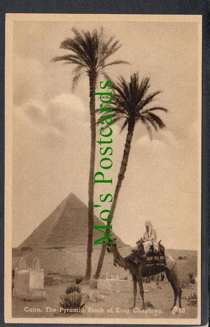 The Pyramid Tomb of King Chephren, Cairo, Egypt