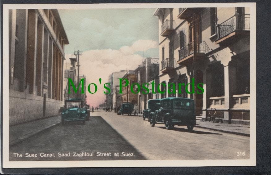 Saad Zaghloul Street, The Suez Canal, Egypt