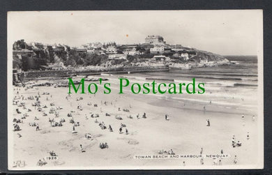 Towan Beach and Harbour, Newquay, Cornwall