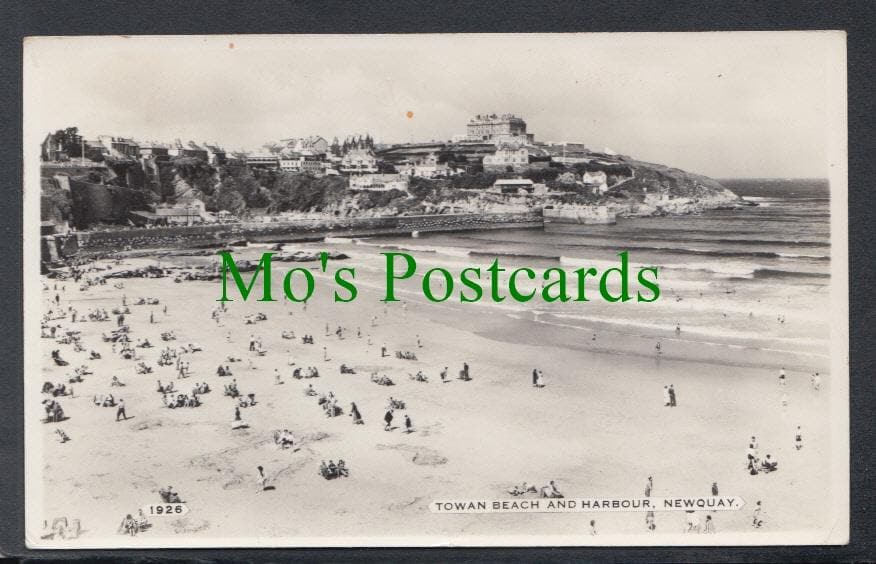 Towan Beach and Harbour, Newquay, Cornwall