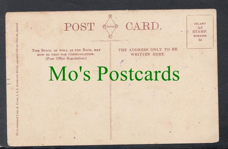Heraldic Postcard - Oxford University Arms Heraldry