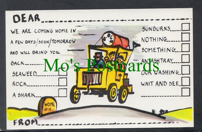 Greetings Postcard - Holiday Message Tickacard