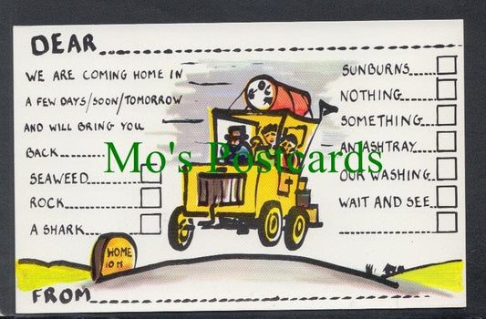 Greetings Postcard - Holiday Message Tickacard