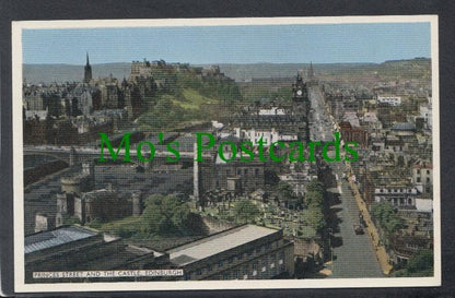 Princes Street & The Castle, Edinburgh, Scotland